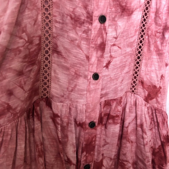 Julian Love Tie Dye Flowy Tank Top Small - Picture 3 of 5